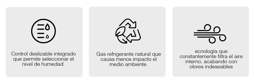 Nevecón 4 puertas Whirlpool 7501545587931 con 5 tecnologías, xpert inverter y con 592 litros de capacidad.